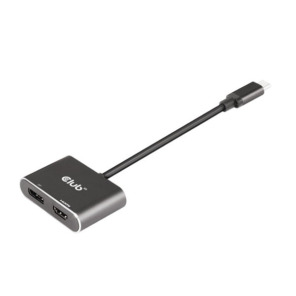 Club 3D USB Hub - CSV-1552 (3.2 USB-C Gen 1 to DisplayPort, HDMI, 4k60Hz) - Image 1