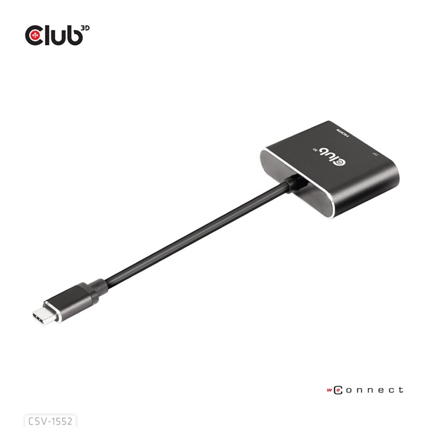 Club 3D USB Hub - CSV-1552 (3.2 USB-C Gen 1 to DisplayPort, HDMI, 4k60Hz) - Image 10