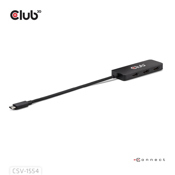Club 3D USB Hub - CSV-1554 (3.2 USB-C to 3xHDMI, 4k60Hz) - Image 7