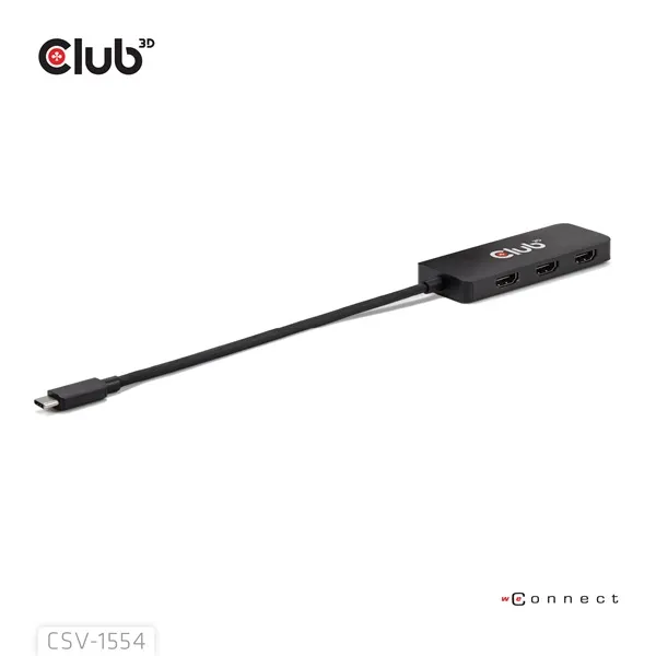 Club 3D MST Hub - CSV-1554 (3.2 USB-C to 3x HDMI, 4k60Hz) - Image 7