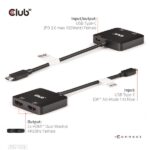 Club 3D USB Hub - CSV-1558 (3.2 USB-C to 2xHDMI, USB-C 100W PD3.0, 4k60Hz) - Image 6