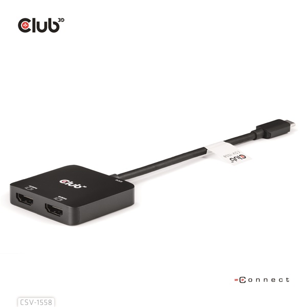 Club_3D_USB_Hub_-_CSV-1558_32_USB-C_to_2xHDMI_USB-C_100W_PD30_4k60Hz-i453016.jpg Club 3D USB Hub - CSV-1558 (3.2 USB-C to 2xHDMI, USB-C 100W PD3.0, 4k60Hz) - Image 7