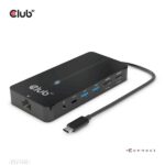 Club 3D USB Hub - CSV-1595 (USB-C Gen 1 to 2xHDMI, 2xUSB-A Gen 1, USB-C Gen 1 100W PD 3.0, RJ45, 3,5 Jack, 4k60Hz)
