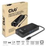 Club 3D USB Hub - CSV-1595 (USB-C Gen 1 to 2xHDMI, 2xUSB-A Gen 1, USB-C Gen 1 100W PD 3.0, RJ45, 3,5 Jack, 4k60Hz) - Image 4