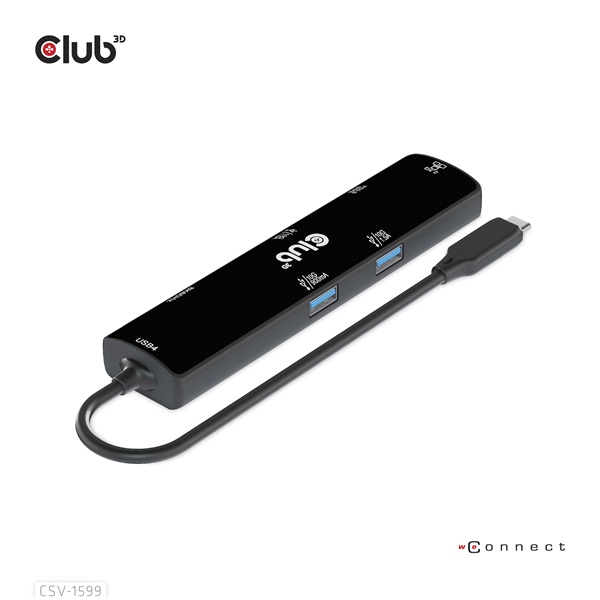 Club 3D USB Hub - CSV-1598 (USB-C Gen 2 to 2xDisplayPort, 2xUSB-A Gen 2, 2xUSB-C Gen 2, RJ45, 4k60Hz) - Image 20