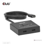 Club 3D USB Hub - CSV-2511 (USB-C to 2xUSB-C, Bidirectional, 100W PD, 8K60Hz/4K120Hz) - Image 6
