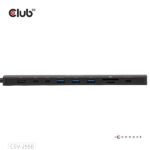 Club 3D USB Hub - CSV-2550 (USB-C to 3xUSB-C, 3xUSB-A, RJ45, SD/MicroSD, 140W PD, HDMI, 8K30hz) - Image 6