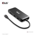 Club 3D USB Hub - CSV-2551 (USB-C to USB-C, 2xUSB-A, RJ45, SD/MicroSD, 100W PD, HDMI, DP, 8K30hz) - Image 5