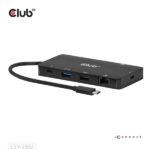 Club 3D USB Hub - CSV-2552 (USB-C to 2xUSB-C, 2xUSB-A, 2xHDMI, RJ45, SD/MicroSD, 100W PD, 4K60hz) - Image 6