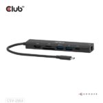 Club 3D USB Hub - CSV-2553 (USB-C to USB-C, 2xUSB-A, HDMI, RJ45, SD/MicroSD, 100W PD, 4K60hz) - Image 5