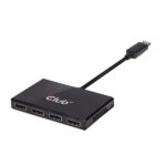 Club 3D USB Hub - CSV-6400 (Multi Stream, DisplayPort 1.2 to 4xDisplayPort, 4K60Hz) - Image 3