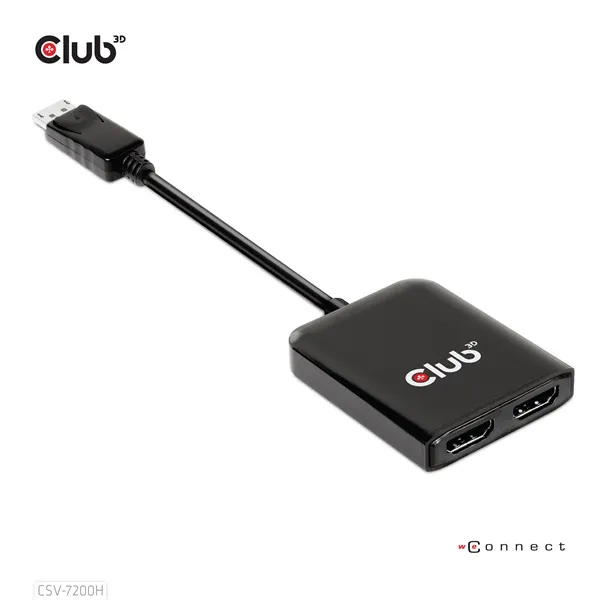 Club 3D MST Hub - CSV-7200H (DisplayPort 1.4 to 2x HDMI, 2x 4K60Hz) - Image 10