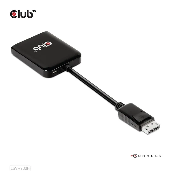 Club 3D MST Hub - CSV-7200H (DisplayPort 1.4 to 2x HDMI, 2x 4K60Hz) - Image 11