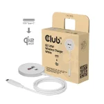 Club 3D Vezeték nélküli töltő - CAC-3026 (Qi2 25W Wireless, 1m, fehér)