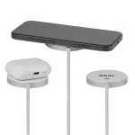 Club 3D Vezeték nélküli töltő - CAC-3026 (Qi2 25W Wireless, 1m, fehér) - Image 7