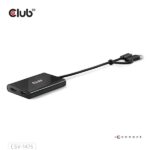 Club 3D Video Splitter - CSV-1475 (4K60HZ, 3.2 USB-C (USB-A Adapterrel) to 2xHDMI, Displaylink) - Image 5
