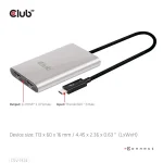 Club 3D Video Splitter - CSV-1574 (Thunderbolt 3 to Dual HDMI 2.0, 4K60Hz) - Image 7