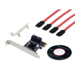 Conceptronic Bővítőkártya - EMRICK02G (PCIe x1 to 4x SATA III) - Image 3