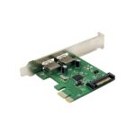 Conceptronic Bővítőkártya - EMRICK06G (PCIe x1 to 2x USB-A 3.0) - Image 3