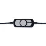 Conceptronic Fejhallgató - POLONA01B (USB, hangerőszabályzó, felhajtható mikrofon, 200 cm kábel, fekete) - Image 2