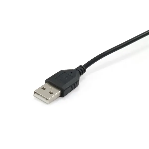 Conceptronic Fejhallgató - POLONA01B (USB, hangerőszabályzó, felhajtható mikrofon, 200 cm kábel, fekete) - Image 3