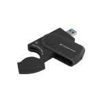 Conceptronic Kártyaolvasó - BIAN04B (4in1, 2xSD/TF/MicroSD, fekete) - Image 4