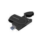 Conceptronic Kártyaolvasó - BIAN04B (4in1, 2xSD/TF/MicroSD, fekete) - Image 5
