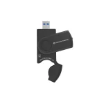 Conceptronic Kártyaolvasó - BIAN04B (4in1, 2xSD/TF/MicroSD, fekete) - Image 6