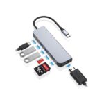 Conceptronic Notebook Dokkoló - DONN02G (USB-C to HDMI+USB-C PD:60W+USB-A+SD/TF, szürke) - Image 2
