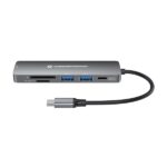 Conceptronic Notebook Dokkoló - DONN11G (USB-C to HDMI+USB-C PD:60W+USB-A 3.0+2.0, ezüst) - Image 3