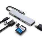 Conceptronic Notebook Dokkoló - DONN11G (USB-C to HDMI+USB-C PD:60W+USB-A 3.0+2.0, ezüst) - Image 4