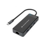 Conceptronic Notebook Dokkoló - DONN14G (USB-C to 2xHDMI+USB-C PD:100W+3xUSB-A+RJ-45, fekete) - Image 2