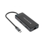 Conceptronic Notebook Dokkoló - DONN14G (USB-C to 2xHDMI+USB-C PD:100W+3xUSB-A+RJ-45, fekete) - Image 3