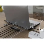 Conceptronic Notebook Dokkoló - DONN17G (USB-C to HDMI/DP/USB-C PD/USB-C data/USB 3.0/USB 2.0/SD/TF/GbE/AUX) - Image 7