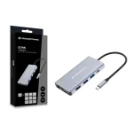 Conceptronic Notebook Dokkoló - DONN20G (USB-C to HDMI/VGA/USB-C PD/USB 3.0/SD/TF/GbE/AUX) - Image 2