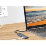 Conceptronic Notebook Dokkoló - DONN23G (USB-C to HDMI/USB-C PD/USB 3.0/SD/TF) - Image 5