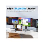 Conceptronic Notebook Dokkoló - DONN25G (USB-C to HDMI/DP/USB-C PD/USB-A/SD/TF/RJ45/Audio) - Image 7