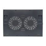 Conceptronic Notebook Hűtőpad 17"-ig - THANA02B (USB, 2x12,5cm, állítható magasság, csúszásmentes, fekete) - Image 2
