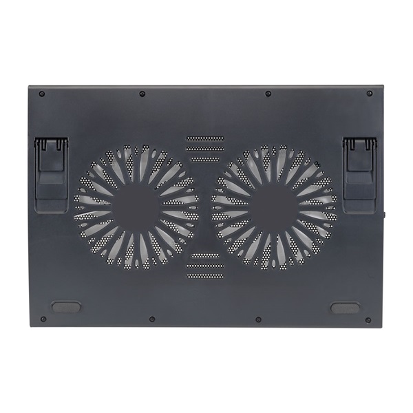 Conceptronic Notebook Hűtőpad 17"-ig - THANA02B (USB, 2x12,5cm, állítható magasság, csúszásmentes, fekete) - Image 2