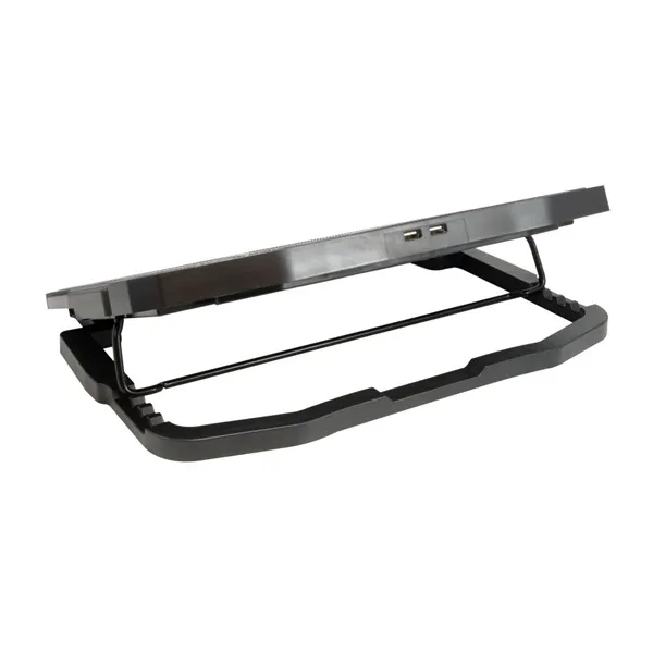 Conceptronic Notebook Hűtőpad 17"-ig - THANA07B (USB, 2x12,5cm, állítható magasság, csúszásmentes, fekete) - Image 4