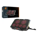 Conceptronic Notebook Hűtőpad 17"-ig - THYIA01B (USB, 6x12,5cm, LCD kijelző, állítható magasság, csúszásmentes, fekete) - Image 5
