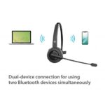 Conceptronic Vezeték nélküli Fejhallgató - POLONA03B (BT5.0, hangerőszabályzó, felhajtható mikrofon, fekete) - Image 3