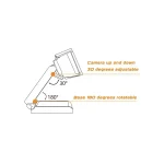 Conceptronic Webkamera - AMDIS02B (2592x1944 képpont, Auto-fókusz, 30 FPS, USB 2.0, univerzális csipesz, mikrofon) - Image 4