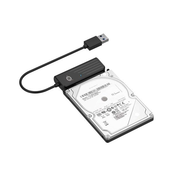 Conceptronic átalakító - ABBY01B (USB-A 3.0 to SATA, Kompatibilis: 2,5" SATA HDD/SSD) - Image 2