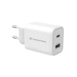 Conceptronic telefon töltő adapter - ALTHEA11W (USB-C+USB-A, 33W, fehér)