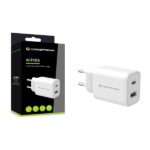 Conceptronic telefon töltő adapter - ALTHEA11W (USB-C+USB-A, 33W, fehér) - Image 2