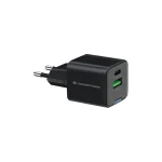 Conceptronic telefon töltő adapter - ALTHEA15B (USB-C+USB-A, 20W, fekete) - Image 2