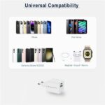 Conceptronic telefon töltő adapter+kábel - ALTHEA16W (USB-C+USB-A, 33W, 3in1 töltő kábel, fehér) - Image 7