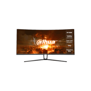 Dahua Monitor 34" Gaming - LM34-E330C (VA; 21:9; 3440x1440; 1ms; 165Hz; 350cd; HDMIx2; DPx2; Ívelt)