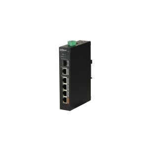 Dahua switch PoE - PFS3106-4ET-60 (4x 100Mbps PoE (60W) + 1x 1Gbps + 1xSFP, 53VDC)